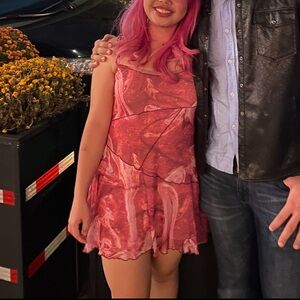 Urban Outfitters Pink Mini Dress